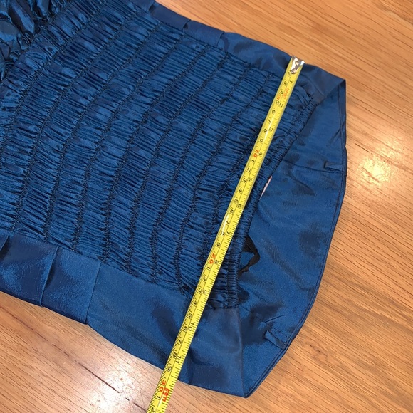 STELLA M’LIA~DarkBLU STRAPLESS TAFFETA PARTY DRESS - Picture 15 of 16